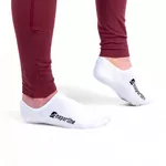Unsichtbare Socken aus Bambus inSPORTline Silvatic Noshow AG+ antibakteriell - 3 Paar - weiß