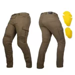 W-TEC Wallbridge Olive Moto Jeans - olivgrün