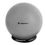Gymnastikball inSPORTline Top Ball 65 cm mit BallBase - grau