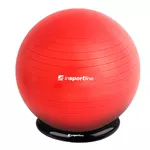 Gymnastikball inSPORTline Top Ball 65 cm mit BallBase - rot