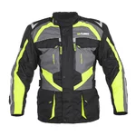 W-TEC Burdys Evo Herren-Motorradjacke - schwarz-grau-grün