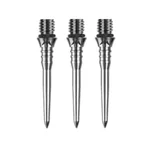 Mission Titan Pro Ti Conversion Points Gerillt Silber 30 mm 3 Stück