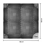 inSPORTline Rubber Matte für Fitnessgeräte 0,6 cm