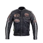 W-TEC Sheawen Vintage Herren Leder Motorradjacke