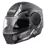Klappbarer Motorradhelm LS2 FF902 Scope II Oxyd Black Titanium