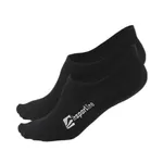 Unsichtbare Socken aus Bambus inSPORTline Silvatic Noshow AG+ antibakteriell - 3 Paar - schwarz