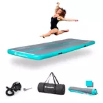Airtrack inSPORTline Airstunt 300x100x10 cm grau mit elektrischer Pumpe