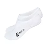 Unsichtbare Socken aus Bambus inSPORTline Silvatic Noshow AG+ antibakteriell - 3 Paar - weiß