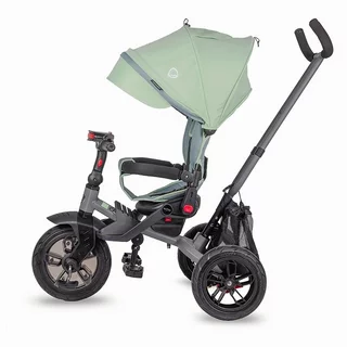 Kinderdreirad mit Führungsstange Coccolle Pianti - Mint Green
