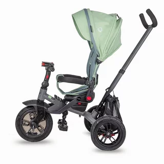 Kinderdreirad mit Führungsstange Coccolle Pianti - Mint Green