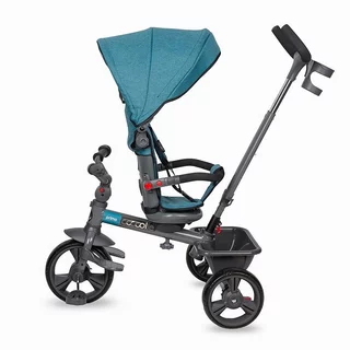Kinderdreirad mit Führungsstange Coccolle Primo - magenta