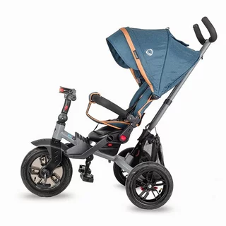 Kinderdreirad mit Führungsstange Coccolle Pianti - Mint Green