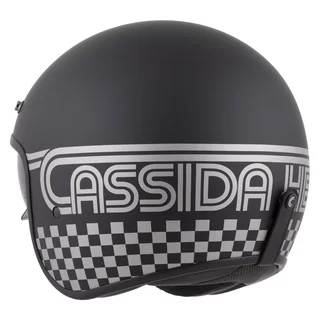 Motorradhelm Cassida Oxygen Rondo 2.0 schwarz matt/silbern