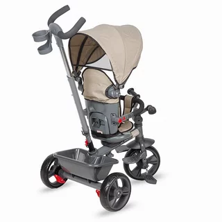 Kinderdreirad mit Führungsstange Coccolle Primo - magenta