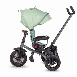 Kinderdreirad mit Führungsstange Coccolle Pianti - Mint Green