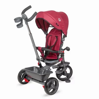 Kinderdreirad mit Führungsstange Coccolle Primo - magenta