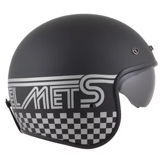 Motorradhelm Cassida Oxygen Rondo 2.0 schwarz matt/silbern