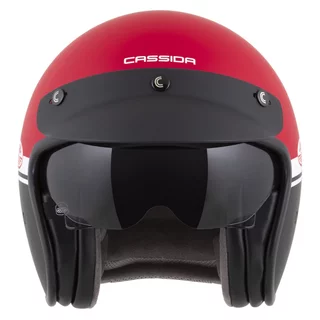Motorradhelm Cassida Oxygen Jawa OHC 2.0 rot matt/schwarz/weiß