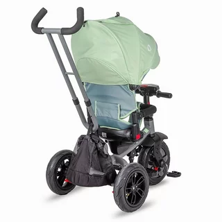 Kinderdreirad mit Führungsstange Coccolle Pianti - Mint Green