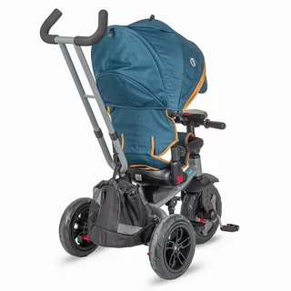 Kinderdreirad mit Führungsstange Coccolle Pianti - Mint Green