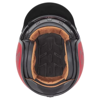 Cassida Oxygen Gear 2.0 Motorradhelm rot matt/dunkelrot