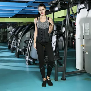 Fitnesskorsett mit Trägern inSPORTline Corsup - beige