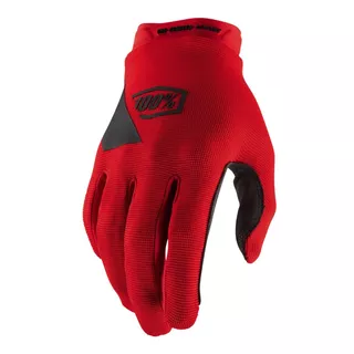 Radsport- und Motocross-Handschuhe 100% Ridecamp rot - rot