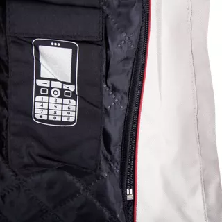 Damen Motorradjacke W-TEC Lucina - grau-cremeweiß