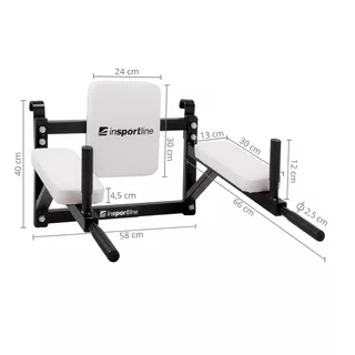 inSPORTline LCR-11114B Barren für Sprossenwand - schwarz