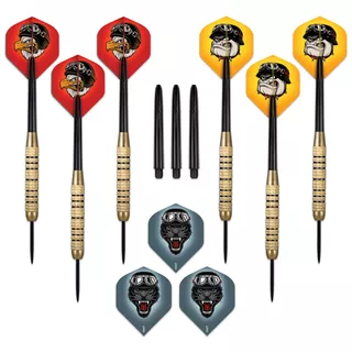 Schrot Duell Messing plattiert Wert Bereich Stahl 6pcs