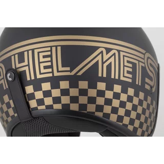 Cassida Oxygen Rondo 2.0 Motorradhelm schwarz-matt/gold