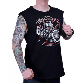Ärmelloses T-shirt BLACK HEART Grinder - schwarz