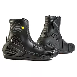 Motorradstiefel Ozone Urban II CE - schwarz-rot