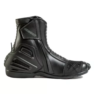Motorradstiefel Ozone Urban II CE - schwarz-rot