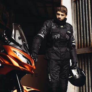 Motorradhandschuhe W-TEC MBG-1620-16 - schwarz
