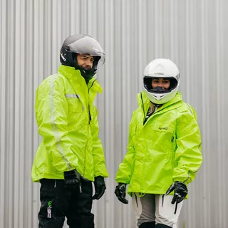 Motorrad Regenjacke W-TEC Rainy - fluo gelb
