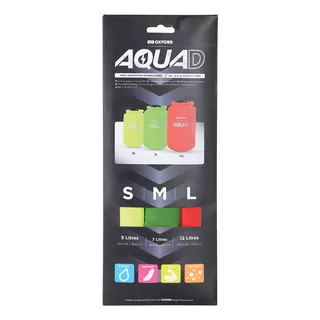 Wasserdichte Oxford Aqua D Säcke (3er Set, Volumen 5 l, 7 l und 12 l)