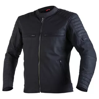 Rebelhorn Hunter Pro CE Motorrad Lederjacke - Vintage Black - schwarz