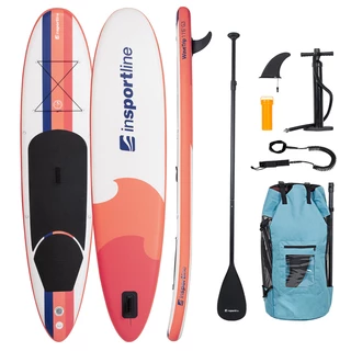 Paddleboard mit Zubehör inSPORTline WaveTrip 11'6" G3 - korall