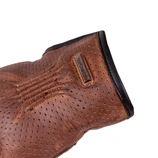 W-TEC Dahmer Leder Motorradhandschuhe - hellbraun