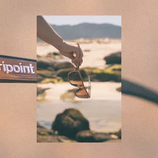 Sport-Sonnenbrille Tripoint Rajka - Shiny Transparent Brown Gradient Brown Cat.3