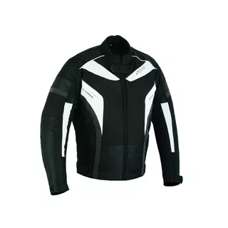Herren-Touren-Motojacke BOS Rebstock - Weiss