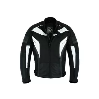 Herren-Touren-Motojacke BOS Rebstock - Weiss - Weiss