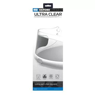 Oxford Ultra Clear Shield Antifog Plexiglasfolie