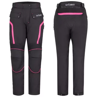 W-TEC Durmanes Damen-Moto-Hose - schwarz-rosa