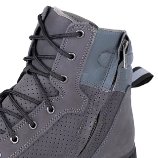 W-TEC Elton Motorradstiefel - černo-tmavě šedá