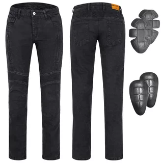 Herren-Moto-Jeans W-TEC Arikaro - schwarz