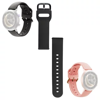 Ersatzarmband für inSPORTline Manzon und Brosel Smartwatches, schwarz