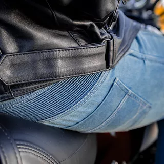 W-TEC Helsin Leder Motorradjacke - schwarz-weiß