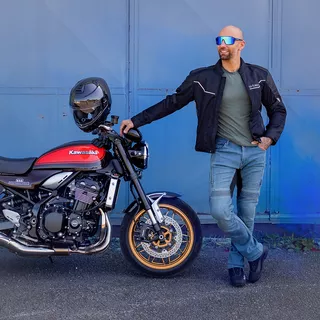 W-TEC Adam Motorradjacke - schwarz